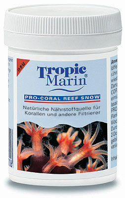TROPIC MARIN PRO-CORAL REEF SNOW источник питательных веществ для кораллов, пласт. банка 100мл - Кликните на картинке чтобы закрыть